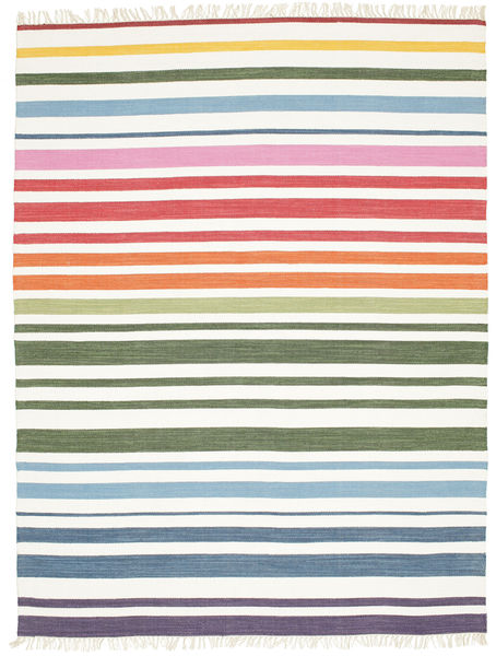  200X250 Rainbow Stripe Multicolor Rug 