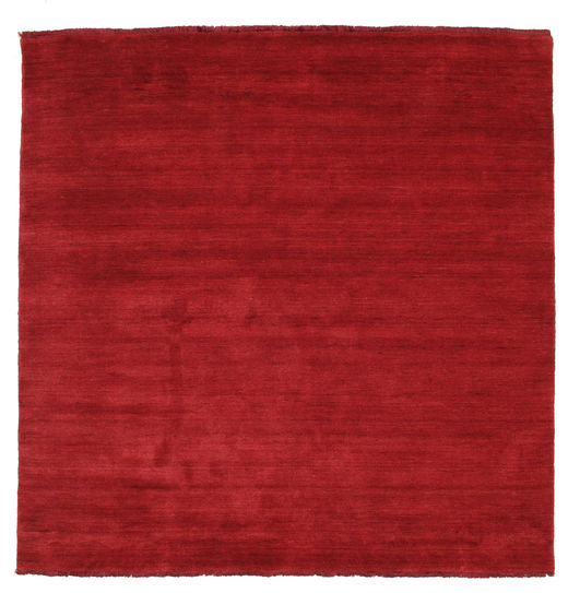  Handloom Fringes - Dark Red Rug 200X200 Modern Square Crimson Red (Wool, India)