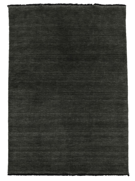  Handloom Fringes - Black/Grey Rug 80X120 Modern Black/Beige (Wool, India)