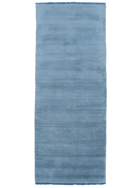  Handloom Fringes - Light Blue Rug 80X200 Modern Runner
 Light Blue (Wool, India)