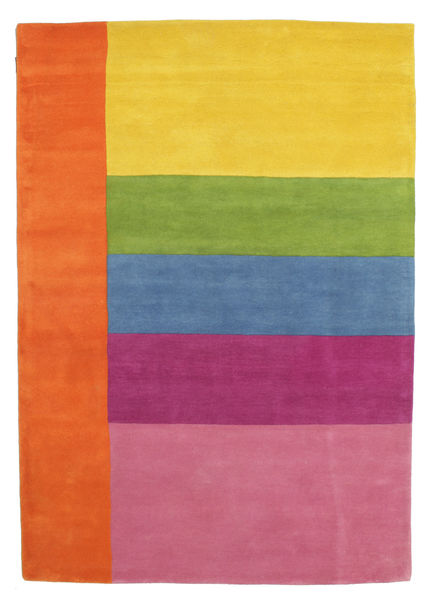  160X230 Geometric Kids Rug Colors By Meja Handtufted Rug - Multicolor Wool, 