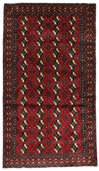  Baluch Rug 103X181 Authentic
 Oriental Handknotted Dark Red/Dark Brown (Wool, Persia/Iran)