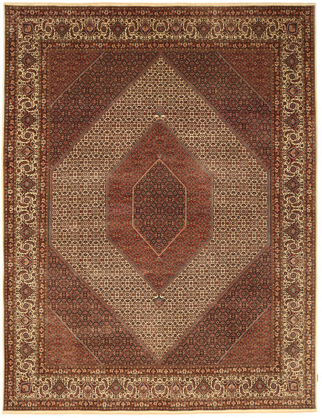  Bidjar Takab/Bukan Rug 301X396 Authentic
 Oriental Handknotted Brown/Dark Brown Large (Wool, Persia/Iran)