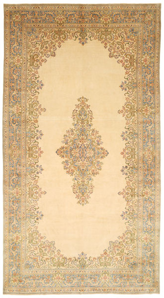317X595 Kerman Rug Rug Oriental Beige/Orange Large (Wool, Persia/Iran)