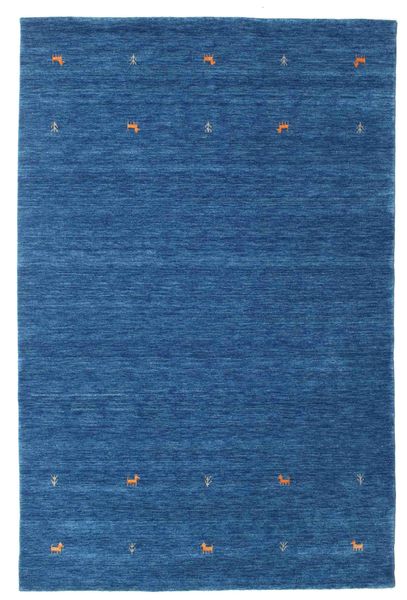  Gabbeh Loom Two Lines - Blue Rug 190X290 Modern Dark Blue/Blue (Wool, India)