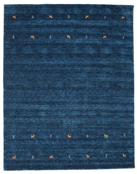  Gabbeh Loom Two Lines - Dark Blue Rug 240X290 Modern Dark Blue (Wool, )