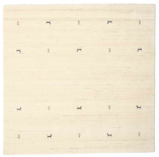  200X200 Gabbeh Loom Two Lines Rug - Off White 