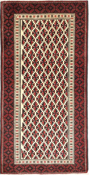  Baluch Rug 100X200 Authentic
 Oriental Handknotted Dark Red/Dark Brown (Wool, Persia/Iran)