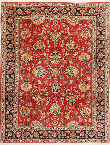  Bidjar Rug 312X402 Authentic
 Oriental Handknotted Rust Red/Dark Brown Large (Wool/Silk, Persia/Iran)