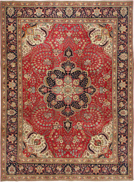  Oriental Tabriz Patina Rug 254X347 Red/Orange Large (Wool, Persia/Iran)