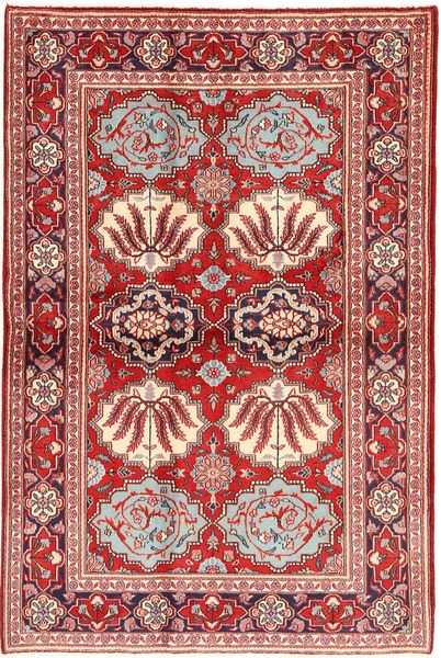  Keshan Rug 130X197 Authentic
 Oriental Handknotted Dark Red/Rust Red (Wool, Persia/Iran)