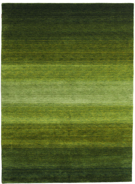  Gabbeh Rainbow - Green Rug 210X290 Modern Dark Green/Olive Green (Wool, India)