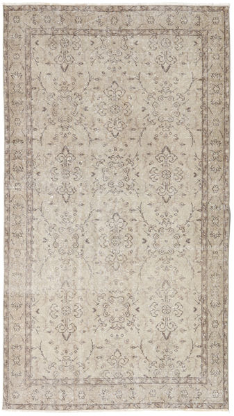  Colored Vintage Rug 112X202 Authentic
 Modern Handknotted Light Grey/Light Brown (Wool, Turkey)
