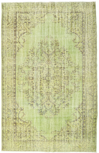  Colored Vintage Rug 187X295 Authentic
 Modern Handknotted Light Green (Wool, Turkey)
