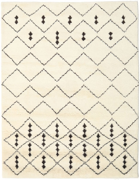  Berber Indo - Off-White/Black Rug 190X240 Authentic
 Modern Handknotted Yellow/Beige (Wool, India)