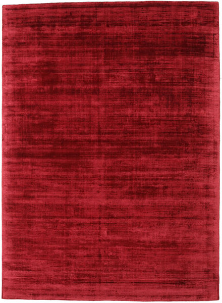 Tribeca 210X290 Dark Red Plain (Single Colored) Rug 