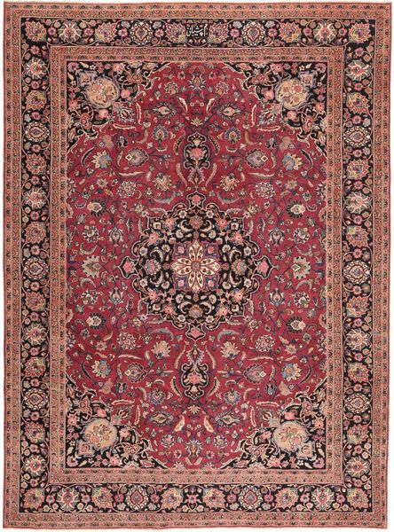  Rashad Patina Signed: Shibani Rug 253X342 Authentic
 Oriental Handknotted Dark Red/Light Pink Large (Wool, Persia/Iran)