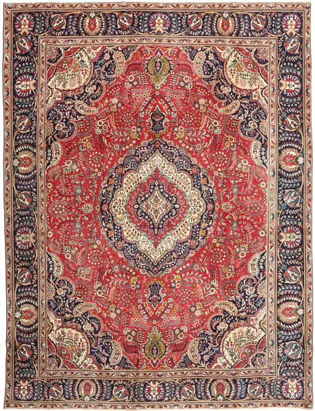 Authentic
 Persian Tabriz Patina Rug 288X375 Large 