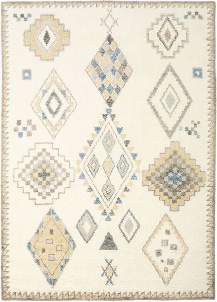  Berber Indo - Off White/Beige Rug 240X340 Authentic
 Modern Handknotted Beige/White/Creme (Wool, India)