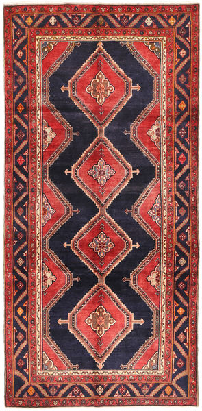  Oriental Koliai Rug 151X310 Runner
 Red/Dark Purple (Wool, Persia/Iran)