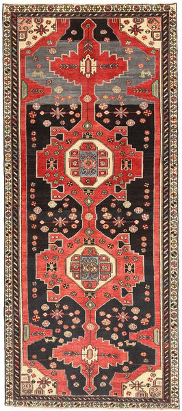  Hamadan Patina Rug 123X284 Authentic
 Oriental Handknotted Runner
 Dark Brown/Dark Red (Wool, Persia/Iran)