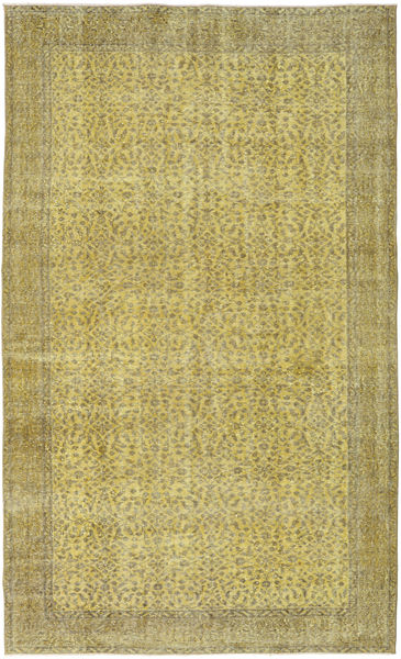  Colored Vintage Rug 161X274 Authentic
 Modern Handknotted Olive Green/Light Green (Wool, Turkey)