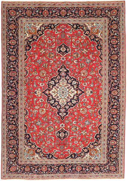  Keshan Patina Rug 247X350 Authentic
 Oriental Handknotted Brown/Rust Red (Wool, Persia/Iran)