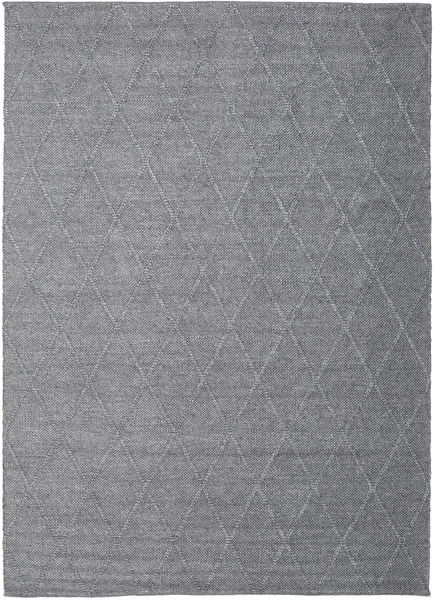  Wool Rug 200X300 Svea Charcoal Grey 