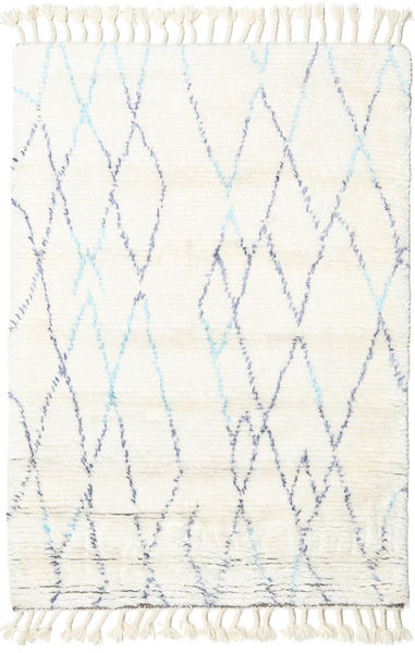  Rana - Natural/Blue Rug 120X180 Authentic
 Modern Handknotted Beige/White/Creme (Wool, India)