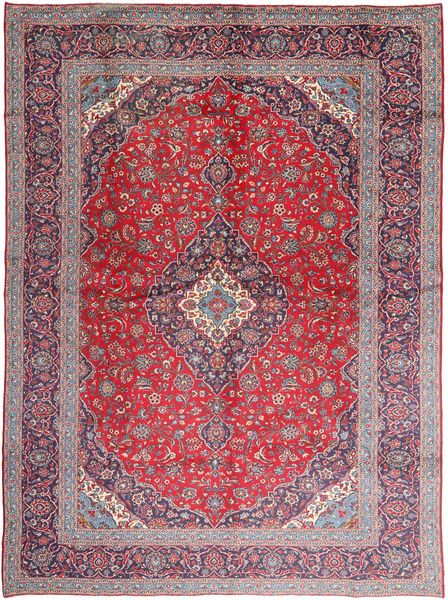  Persian Keshan Patina Rug 293X405 Red/Light Pink 