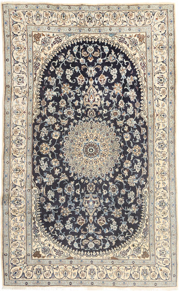  Nain Rug 185X310 Authentic
 Oriental Handknotted Light Grey/Dark Beige/Dark Grey (Wool, Persia/Iran)