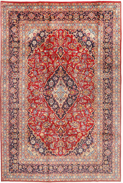  Mashad Rug 197X294 Authentic
 Oriental Handknotted Rust Red/Brown (Wool, Persia/Iran)