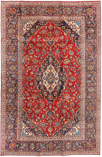  Keshan Rug 196X307 Authentic
 Oriental Handknotted Rust Red/Dark Red (Wool, Persia/Iran)