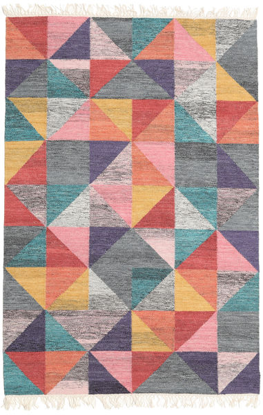  120X180 Abstract Small Caleido Rug - Multicolor Wool, 