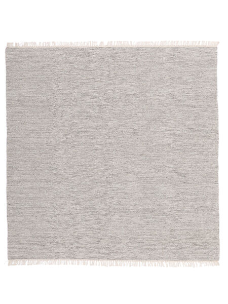  Melange - Grey Rug 250X250 Authentic
 Modern Handwoven Square Light Grey Large (Wool, India)
