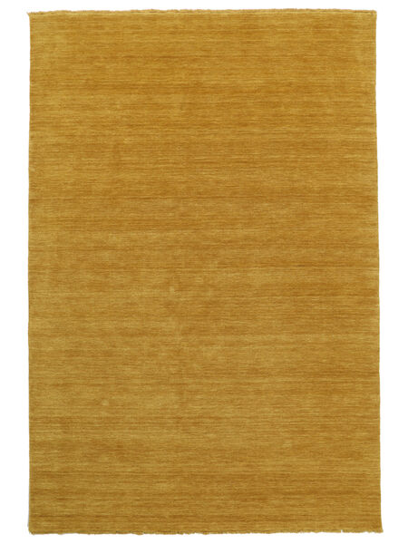  Handloom Fringes - Yellow Rug 300X400 Modern Yellow/Light Brown Large (Wool, India)