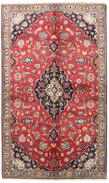  Keshan Rug 145X240 Authentic
 Oriental Handknotted Dark Red/Dark Grey (Wool, Persia/Iran)