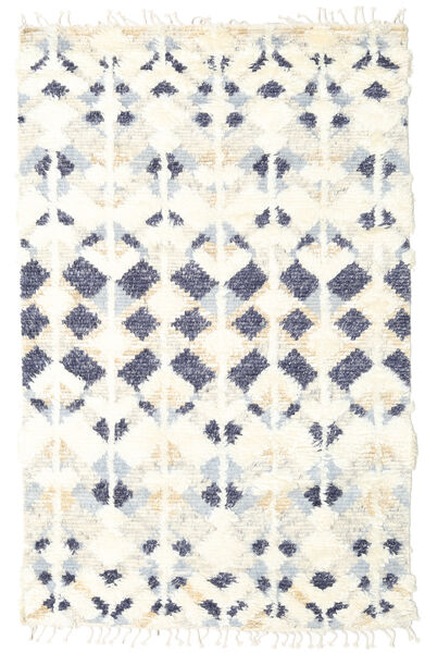  Barchi/Moroccan Berber - Indo Rug 156X243 Authentic
 Modern Handknotted Beige/White/Creme (Wool, India)
