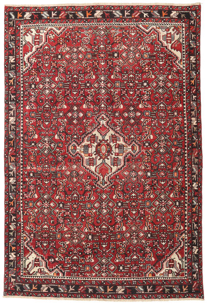  Hamadan Patina Rug 135X202 Authentic
 Oriental Handknotted Dark Brown/Crimson Red (Wool, Persia/Iran)