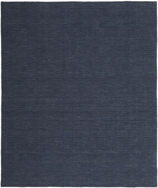  Kilim Loom - Denim Blue Rug 200X250 Authentic
 Modern Handwoven Dark Blue/Blue (Wool, India)