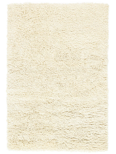 Serenity 140X200 Small Off White Plain (Single Colored) Wool Rug 