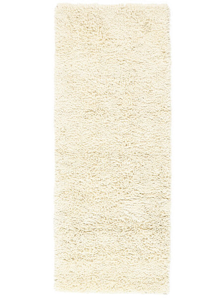  Serenity - Off White Rug 80X200 Authentic
 Modern Handknotted Runner
 Beige/White/Creme (Wool, India)