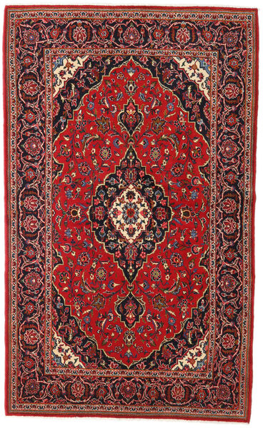  Keshan Rug 135X230 Authentic
 Oriental Handknotted Dark Red/Dark Brown (Wool, Persia/Iran)
