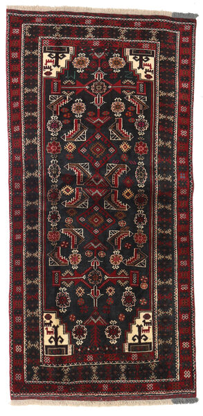  Oriental Baluch Rug 98X205 Dark Red/Red (Wool, Persia/Iran)