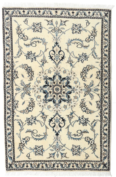  Nain Rug 87X140 Authentic
 Oriental Handknotted Light Grey/Beige (Wool, Persia/Iran)