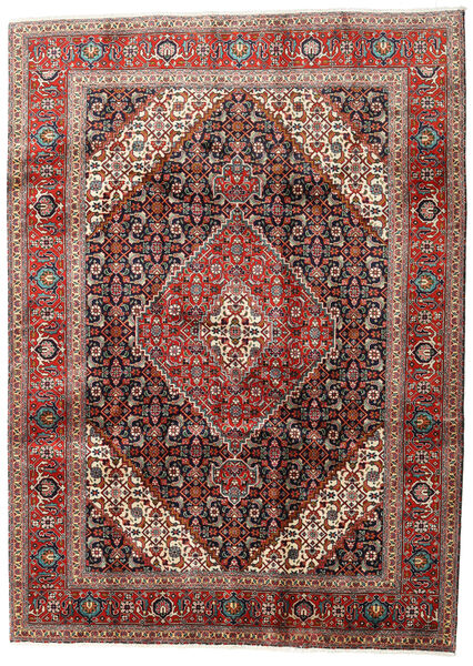  Tabriz Rug 210X288 Authentic
 Oriental Handknotted Dark Red/Dark Brown (Wool, Persia/Iran)