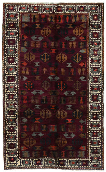  Lori Rug 148X244 Authentic
 Oriental Handknotted Dark Red/Dark Grey (Wool, Persia/Iran)