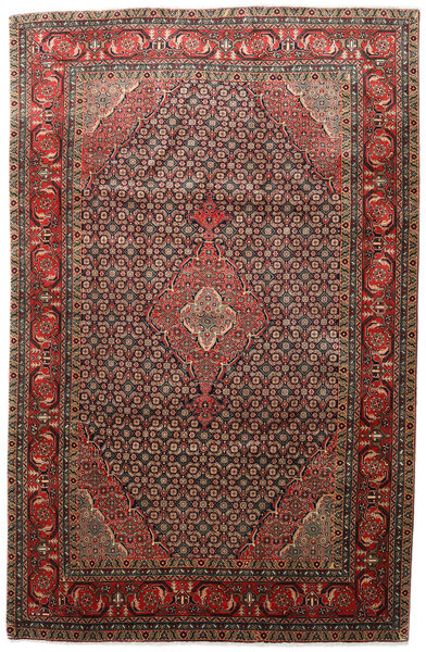  Tabriz Rug 197X302 Authentic
 Oriental Handknotted Dark Red/Dark Brown (Wool, Persia/Iran)