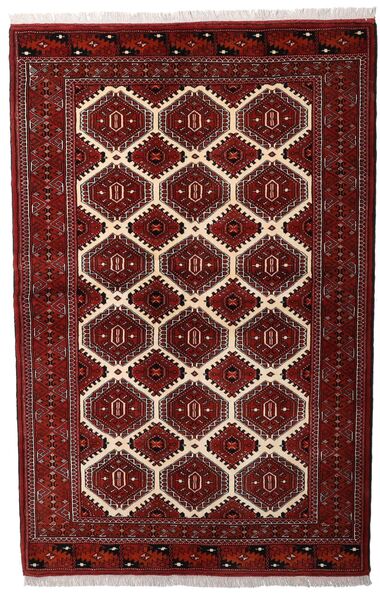  Turkaman Rug 131X203 Authentic
 Oriental Handknotted Dark Red/Dark Brown (Wool, Persia/Iran)