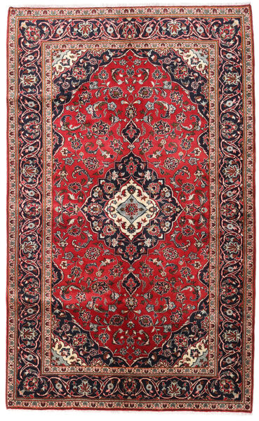  Keshan Rug 147X240 Authentic
 Oriental Handknotted Dark Brown/Dark Red (Wool, Persia/Iran)